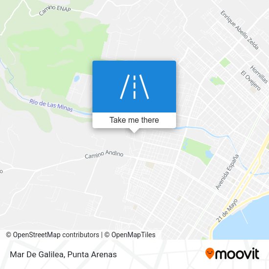 Mapa de Mar De Galilea