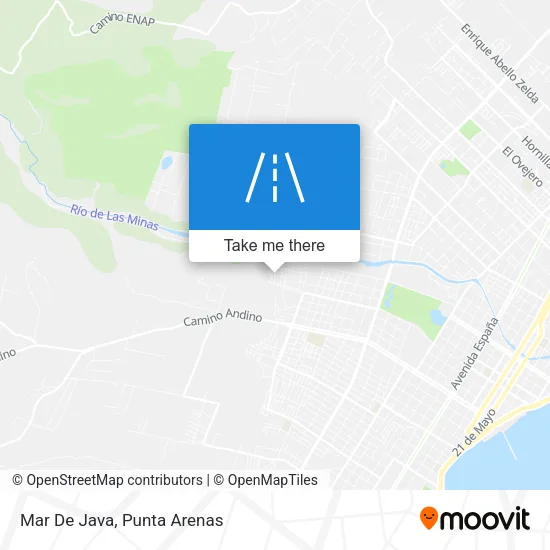 Mar De Java map