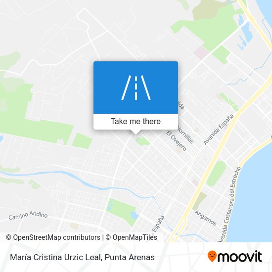 María Cristina Urzic Leal map