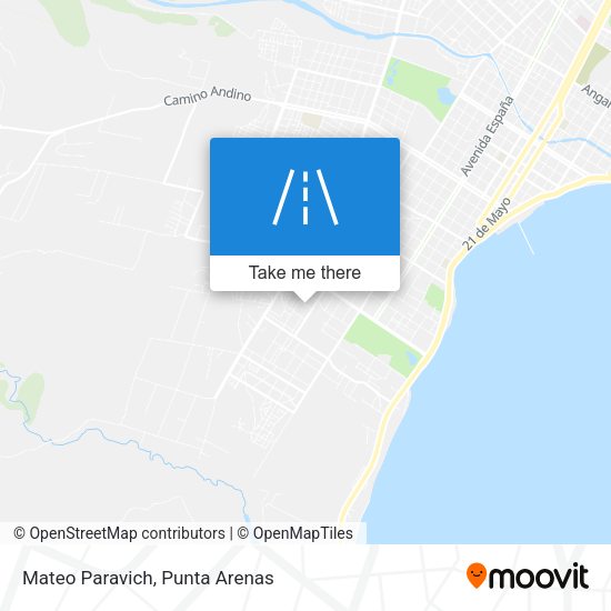 Mapa de Mateo Paravich