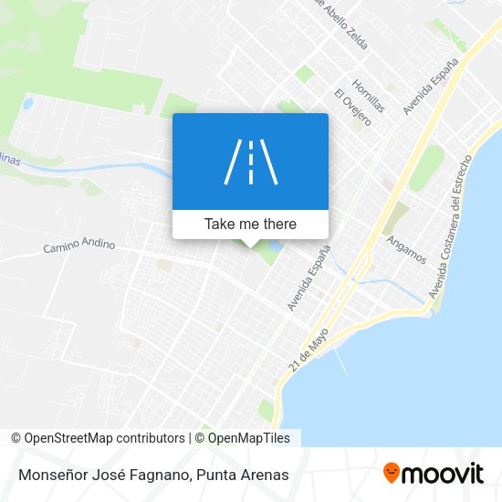 Monseñor José Fagnano map