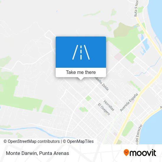 Monte Darwin map