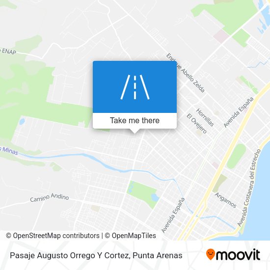 Pasaje Augusto Orrego Y Cortez map