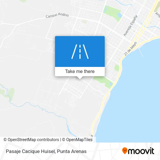 Pasaje Cacique Huisel map