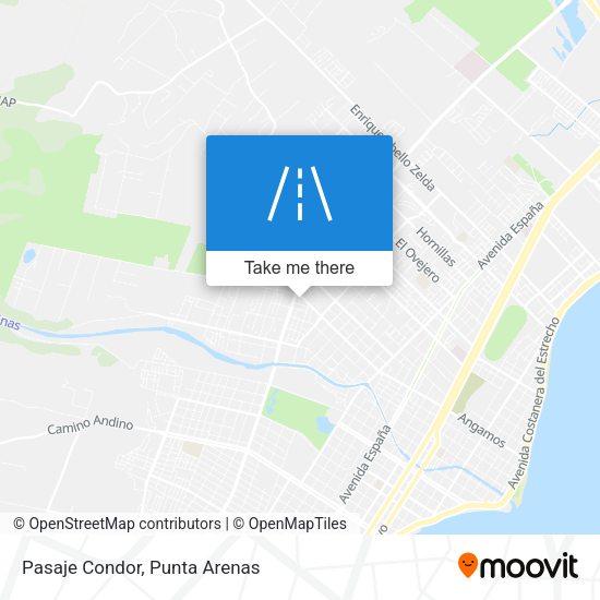 Mapa de Pasaje Condor