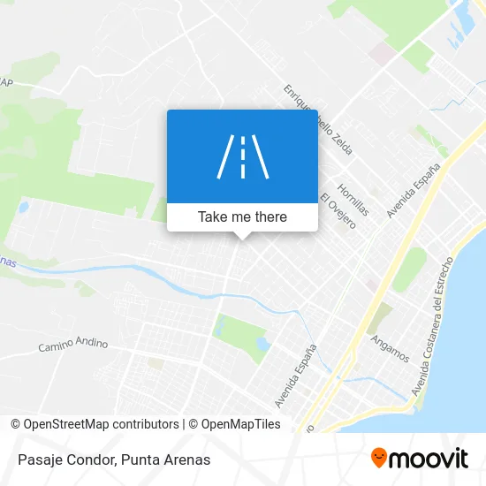 Pasaje Condor map