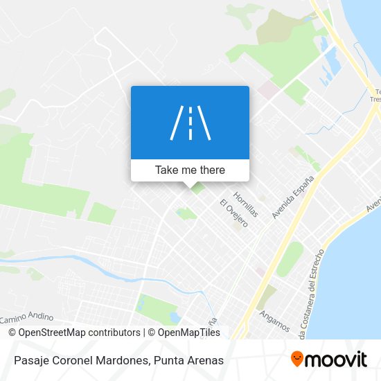 Mapa de Pasaje Coronel Mardones