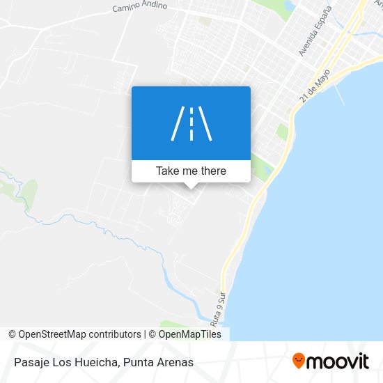 Mapa de Pasaje Los Hueicha