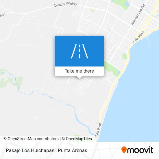 Pasaje Los Huichapani map
