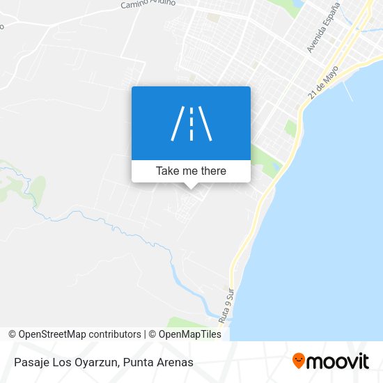 Pasaje Los Oyarzun map