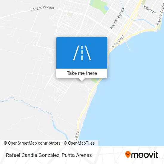 Rafael Candia González map