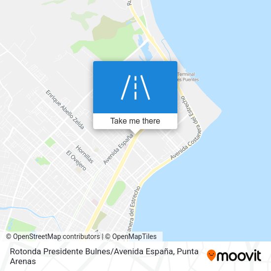 Rotonda Presidente Bulnes / Avenida España map