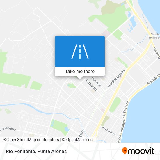 Mapa de Río Penitente