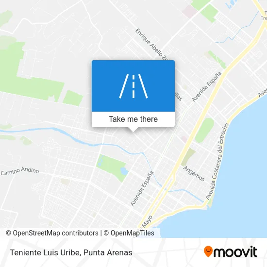Teniente Luis Uribe map