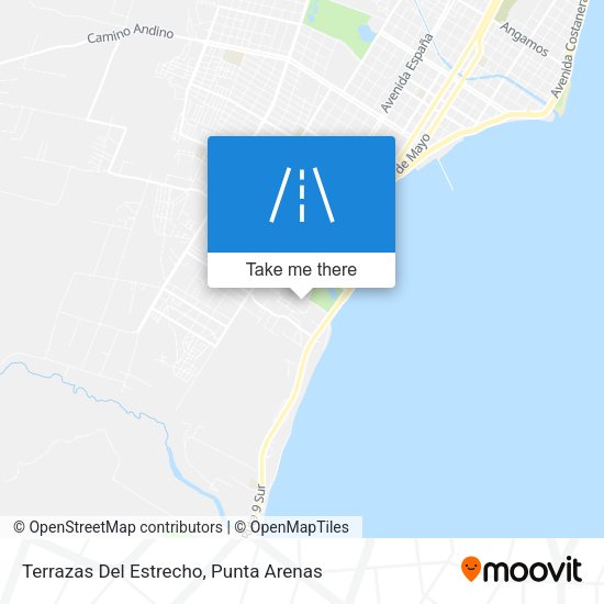 Terrazas Del Estrecho map