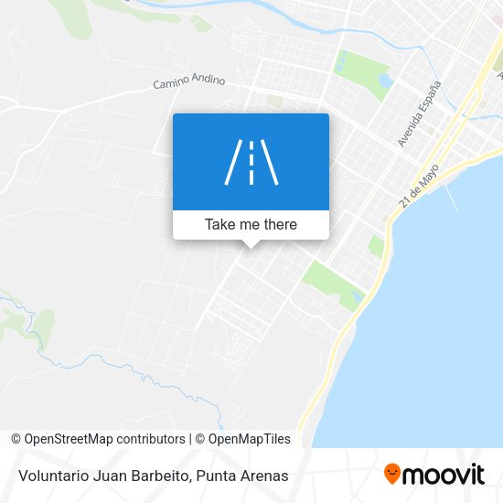 Mapa de Voluntario Juan Barbeito