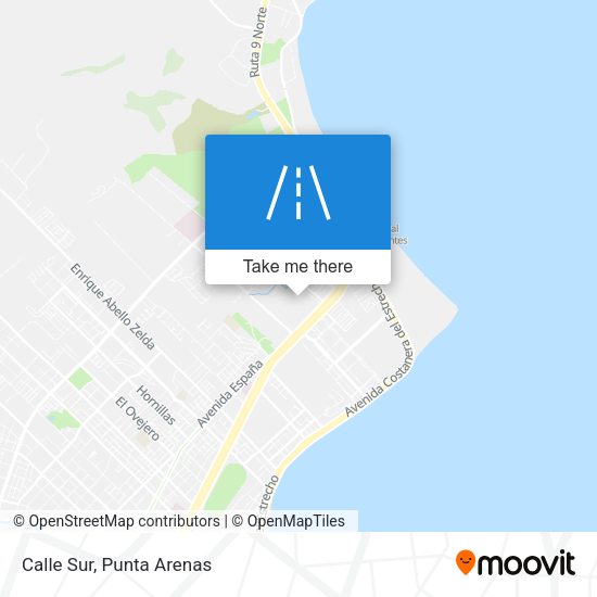 Mapa de Calle Sur