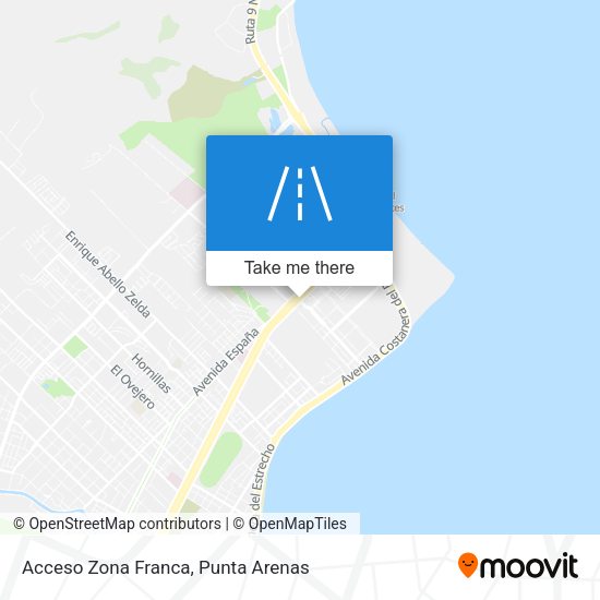 Mapa de Acceso Zona Franca
