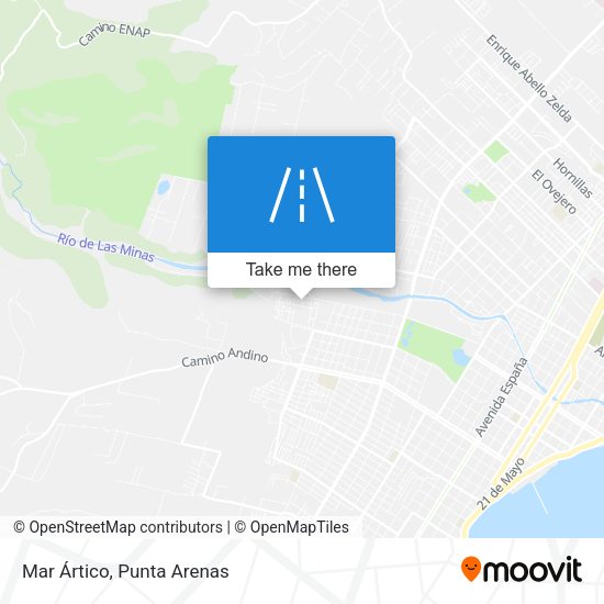 Mapa de Mar Ártico