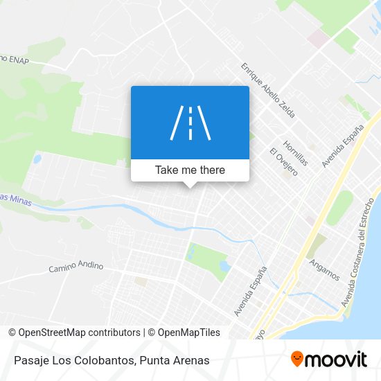 Pasaje Los Colobantos map
