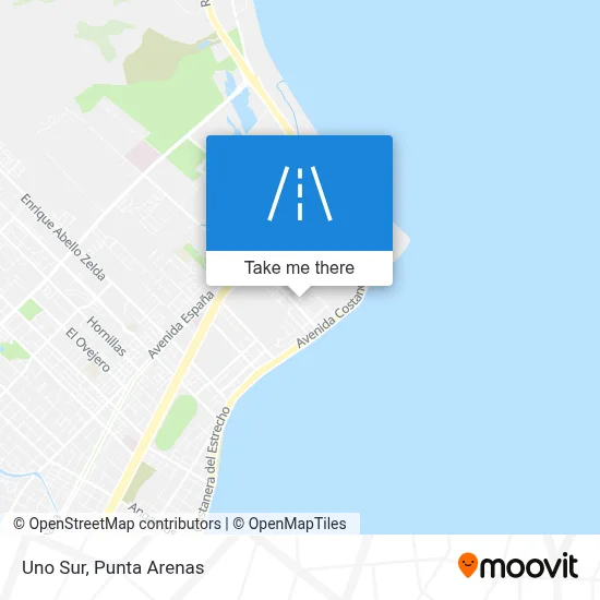 Uno Sur map