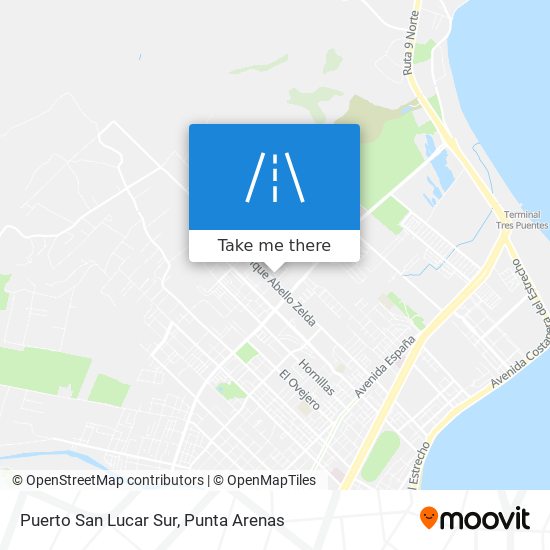 Puerto San Lucar Sur map