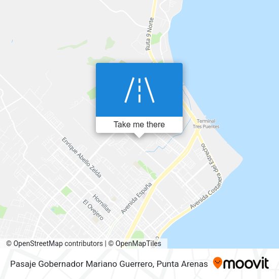 Pasaje Gobernador Mariano Guerrero map