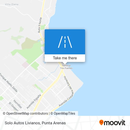 Mapa de Solo Autos Livianos