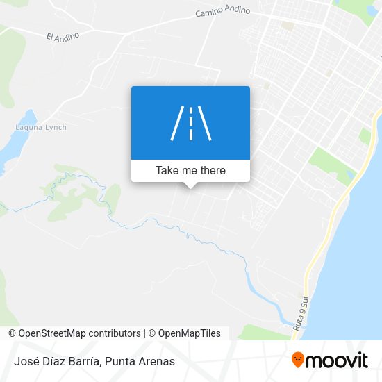 Mapa de José Díaz Barría