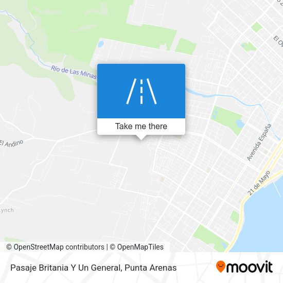 Pasaje Britania Y Un General map