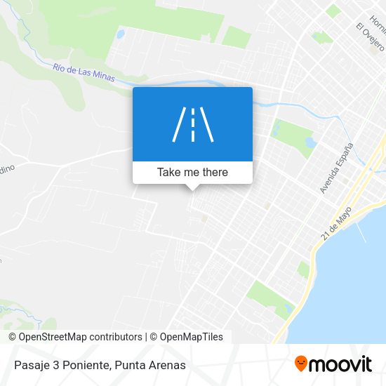 Pasaje 3 Poniente map