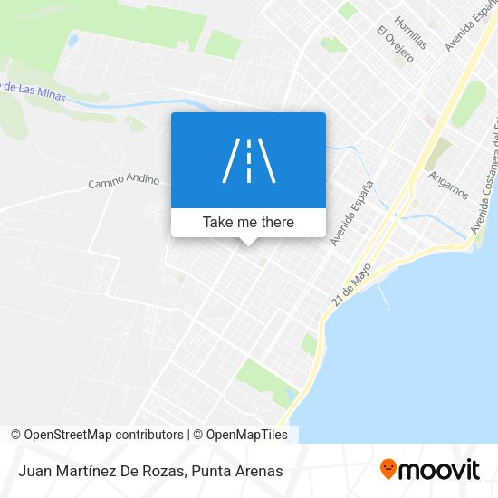 Mapa de Juan Martínez De Rozas