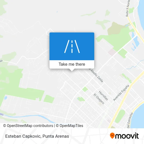 Esteban Capkovic map