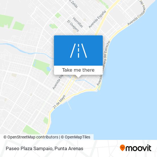 Mapa de Paseo Plaza Sampaio