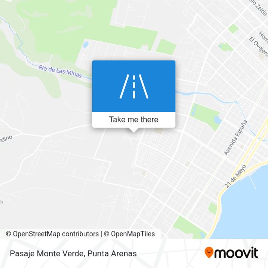 Mapa de Pasaje Monte Verde