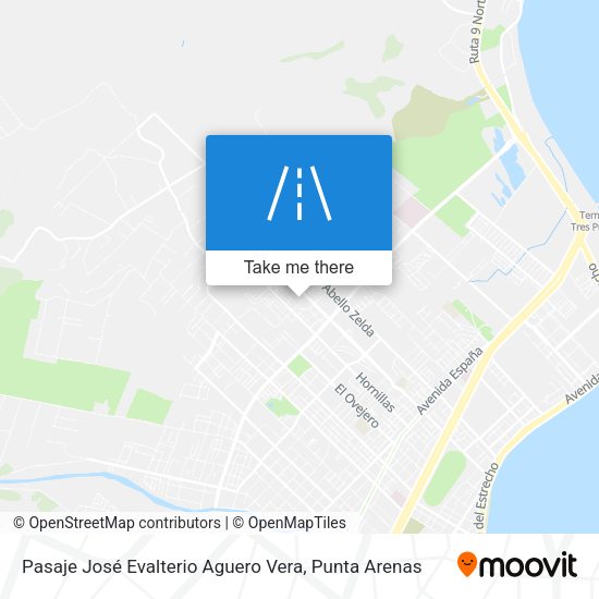 Mapa de Pasaje José Evalterio Aguero Vera