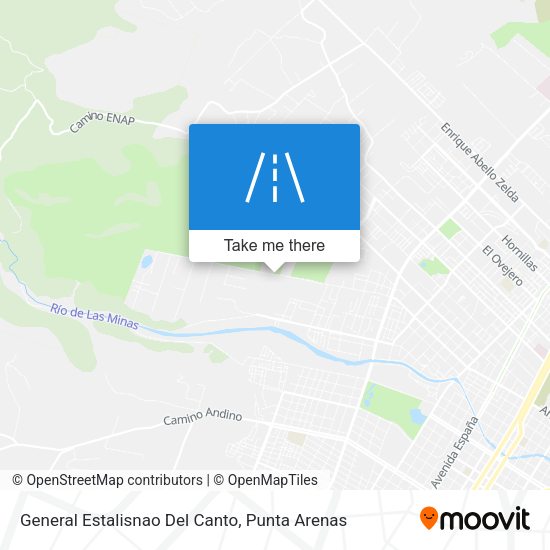General Estalisnao Del Canto map
