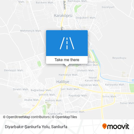 Diyarbakır-Şanlıurfa Yolu map