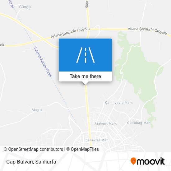 Gap Bulvarı map