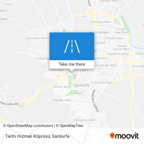 Tarihi Hızmalı Köprüsü map