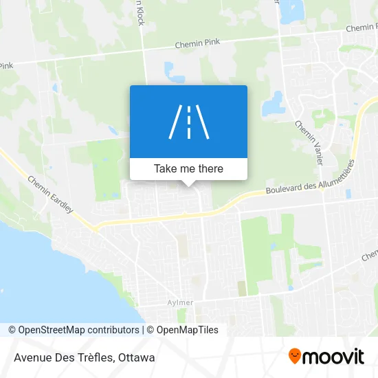 Avenue Des Trèfles map