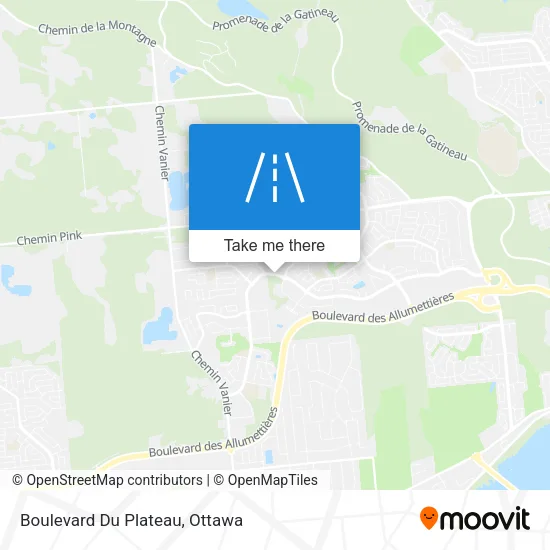 Boulevard Du Plateau map