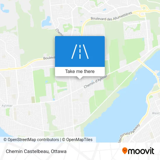 Chemin Castelbeau map