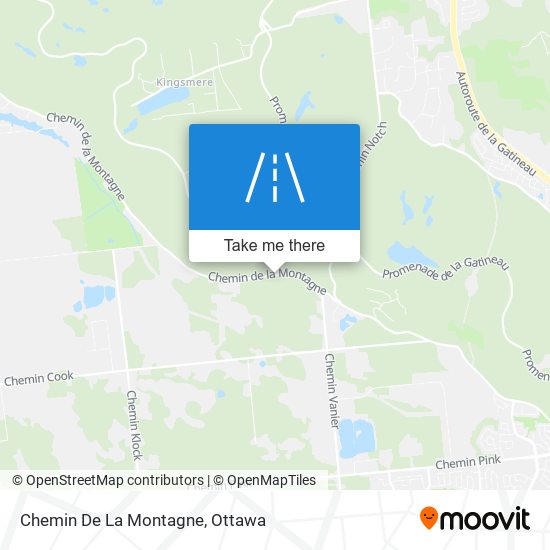 Chemin De La Montagne map