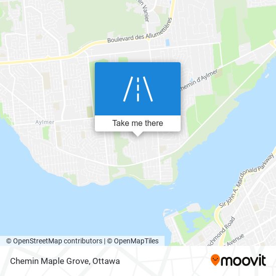 Chemin Maple Grove map