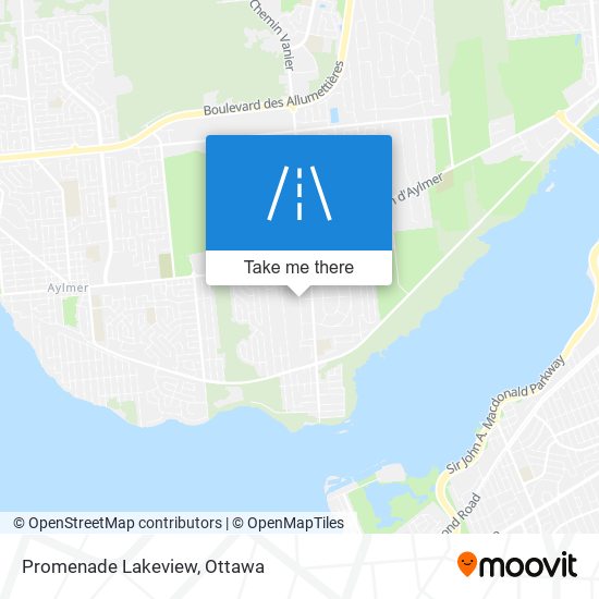 Promenade Lakeview map