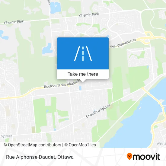 Rue Alphonse-Daudet map