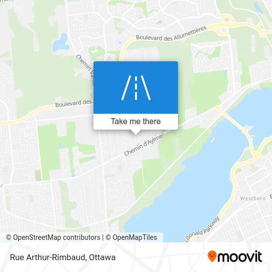 Rue Arthur-Rimbaud map