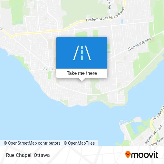 Rue Chapel map