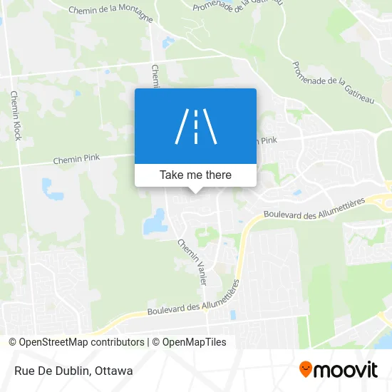 Rue De Dublin map